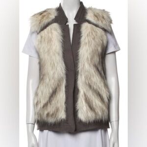 Rebecca Taylor Faux Fur Vest